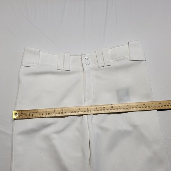 Mizuno Performance Softball Pants Womens Medium Quilted Padding Belt Loop White - Picture 10 of 15